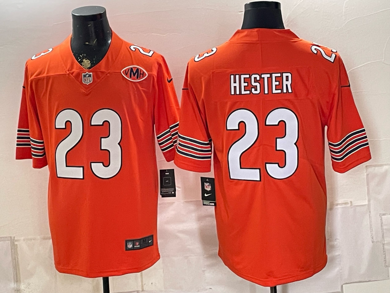 Men 2026 Chicago Bears #23 Hester orange Nike Limited NFL Jersey 0903001